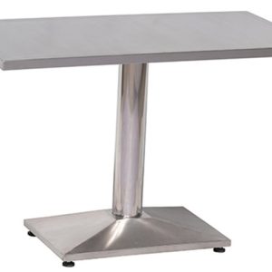 Tavolo da visita e trattamento in acciaio inox – Colonna 90x50 ET-12