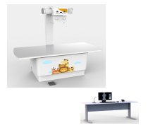 Sistema radiografico digitale veterinario DR – VET1800B 20 kW con tavolo 150x65